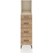 Kronos Dolap Tek Raflı 4 Çekmeceli 44x59x182 Aytaşı-çam Aytaşı
