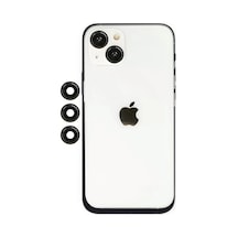 Apple iPhone Uyumlu 14 Shine Kamera Lens - Siyah -
