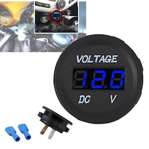 Speeduf Dc7v-30v Led Panel Mini Dijital Voltmetre - Mavi