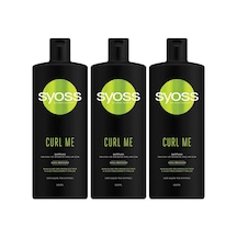 Syoss Curl Me Bukle Belirginleştirici Şampuan 500 ml x 3 Adet