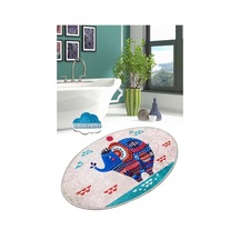 Etnic Oval Djt 80X100 Cm Banyo Halısı Paspas