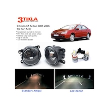 Citroen C5 Sedan 2001-2006 Beyaz Led Xenon Sis Farı Seti