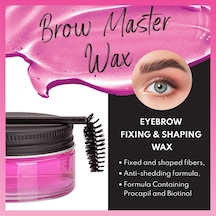 Cosmetics Brow Master Kaş Sabitleyici & Şekillendirici Renksiz Wax Çok Renkli
