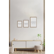 12 Parça Çerçeve Görünümlü Mdf Tablo Seti 50 x 22