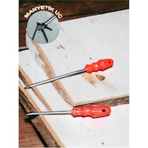 Ecole Manyetik Uç Yıldız Ve Düz Tornavida 2'li Set Orta Boy 6x125 Mm