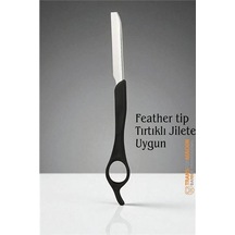 Mey İthalat Feather Tip Jiletli Ustura Profesyonel 722117