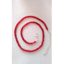 Stoneage Jewellery Kadın Kolye Rondela Kesim Ceyt Doğal Taş N11.38876 Bronz
