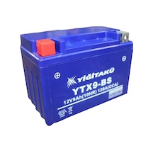 Yiğit YTX9-BS 12V 9AH Motosiklet Aküsü Ağustos 2023 Üretim