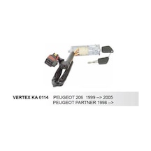 Kontak Anahtar Peugeot 206 1998/2005 Partner 1998 Sonrası 4162p0 Vertex Ka0114