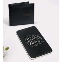 Kişiye Özel Isimli Siyah Cüzdan Ve 5.000 Mah Powerbank Set (512122252)
