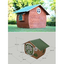 MANDU Ahşap Çocuk Oyun Evi (Playhouse) Hobbit