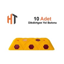 10'lu Eko Dikdörtgen Yol Butonu Seti