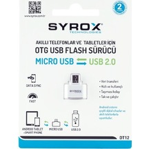 Syrox Micro Usb Otg Çevirici Adaptör Dt12