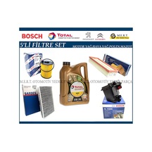 Peugeot 308 1.6 Hdi Filtre Bakım Seti + Motor Yağı (2007-2010)