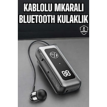 Kablolu - 555 - Bluetooth Kulaklık Kulak İçi Stereo Mikrofonlu - Csmo-tex - Dijital Göstergeli