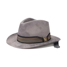 Unisex Nubuk Kovboy Fötr Şapka