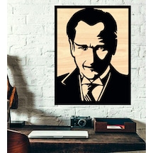 Atatürk  Ahşap Duvar tablo