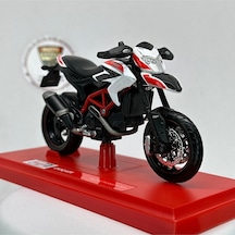 Ducati Hypermotard Sp 1:18 Diecast Maket Motor Lisanslı Metal Model Motosiklet