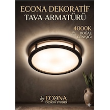 Doğal Günışığı 4000k Aydınlatma Glop Armatürü Led Avize Aplik Balkon Banyo Koridor Lambası Led Güçlü Işık Doğal Günışığı-4000k