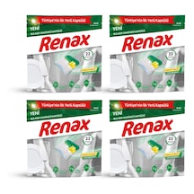 Renax Hepsi Bir Arada Bulaşık Makinesi Deterjanı 4 x 22 Tablet