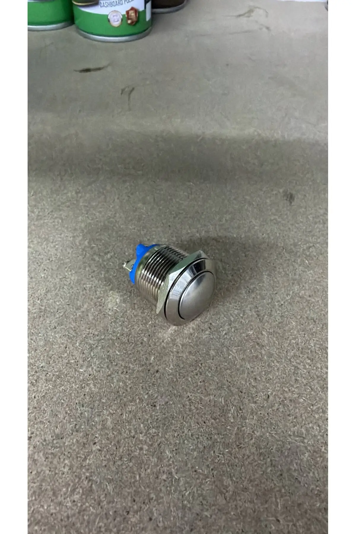 19mm Metal Buton Korna Düğmesi Açma Kapama 5 Adet