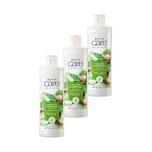 Avon Care Aloe Vera Ve Makademya Fındığı Yağı Şampuan Ve Saç Bakım Kremi 700 Ml. Üçlü Set