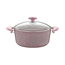 3110 2 Parça Bio Granit 24x12 Cm 4,30 Litre Derin Tencere Gri Gri