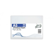 Gen-Of A5 80 G-M² Beyaz Fotokopi Kağıdı 1 Paket 500 Adet