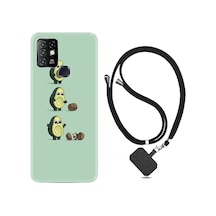 Infinix Hot 8 Kılıf Boyun Askılı Muhammed Ali 1352 Siyah