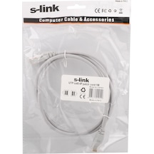 S-Link Sl-Cat601 Cat6 1Mt Gri Utp Patch Kablo S-Link Sl-Cat601 Cat6 1Mt Gri Utp Patch Kablo