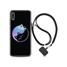 LG Uyumlu G5 Kılıf Silikon Desen Puantiye Ve Ay 1726