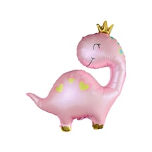 Pembe Dinozor Folyo Balon 96x67 Cm