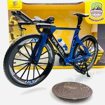 Mountain Bike Mavi 1 10 Ölçek Metal Model Oyuncak Bisiklet Y1