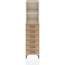 Hyperion Dolap 2 Raflı 6 Çekmeceli 44x44x182 Aytaşı-çam Aytaşı