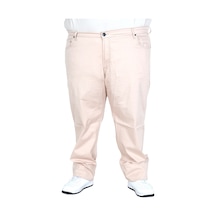 Mode Xl Büyük Beden Erkek Keten Pantolon 5 Cep Barcelona 25902 Bej Bej