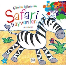 Çizelim Eğlenelim Safari Hayvanları- 1001 Çiçek