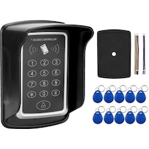 Rfid Şifreli Kapı Kilidi + Su Geçilmez Koruyucu Kılıf + 10 Tag
