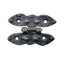 Hubrendy Çer Antika Tarz Dekoratif Pirinç Bodur Menteşe - 75x50 Mm, Oksit