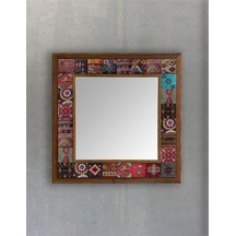 Oscar Stone Decor Masif Çerçeveli Mozaik Taş Ayna 43 Cm X 43 Cm Ayn4040-022 Diğer