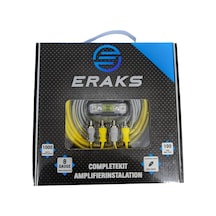 8awg Amfi Kablo Seti Montaj Kablo Seti 1000w 8 Gauge 100a Anl Sigortalı Rca Bağlantılı