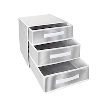 Tr Dolap İçi Kumaş Kaplamalı Mini Çekmece Organizer, Çekmeceli Dolap İçi Düzenleyici, İç Çamaşırı Çorap Genel