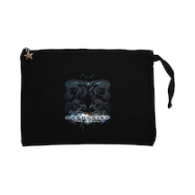 Hypocrisy The Arrival Siyah Clutch Astarlı Cüzdan / El Çantası Siyah