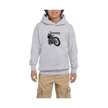 Motörhead Lemmy Kilmister Motorbike Gri Çocuk Kapşonlu Sweat Gri