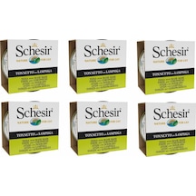 Schesir Jelly Ton Balıklı ve Mahi Mahili Yetişkin Kedi Konservesi 6 x 85 G