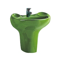 VitrA 6037B032-0001 Arkitekt Kurbağa Çocuk Lavabo Yeşil
