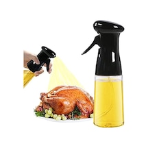 Cam Sprey Yağdanlık Airfryer Için Yağdanlık, Püskürtmeli Sprey Cam Şişe Zeytinyağı Püskürtücü Siyah Diğer