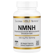 California Gold Nutrition Nmnh Brain & Cognitive Dihydronicotinamide Mononucleotide 250 Mg 60 Veggie Caps