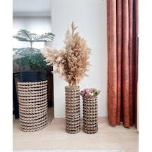 Egindra Egindra Jüt Halat-Tel 35-42 Cm 2Li Vazo-Pampas Vazosu