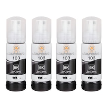 101 / 103 Uyumlu Black Mürekkep 4 Adet L3110 L3150 L3250 L4150 L4160 L6160 L6170 4x135ml