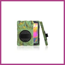Gees Global Samsung Uyumlu Galaxy T290 Tab A 8 Kılıf Amazing Tablet Kapak - Kamuflaj Gbzs